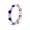 Load image into Gallery viewer, 4 Ct Round Cut Shared Prong Eternity Ring