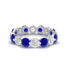 Load image into Gallery viewer, 4 Ct Round Cut Shared Prong Eternity Ring