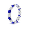 Load image into Gallery viewer, 4 Ct Round Cut Shared Prong Eternity Ring