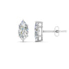 Load image into Gallery viewer, Marquise Diamond 6 Prong Stud Earrings