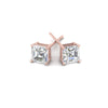 Load image into Gallery viewer, Asscher Cut Diamond Stud Earring