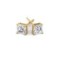 Thumbnail 93 - Asscher Cut Diamond Stud Earring
