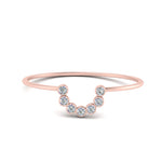 Load image into Gallery viewer, small-arc-stacking-diamond-ring-in-rose-gold-FD9430-NL-RG.jpg
