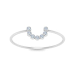Load image into Gallery viewer, small-arc-stacking-diamond-ring-in-white-gold-FD9430-NL-WG.jpg

