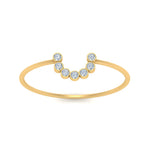 Load image into Gallery viewer, small-arc-stacking-diamond-ring-in-yellow-gold-FD9430-NL-YG.jpg
