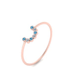 Load image into Gallery viewer, small-arc-stacking-diamond-ring-with-blue-topaz-in-rose-gold-FD9430GICBLTO-NL-RG.jpg
