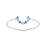 Load image into Gallery viewer, small-arc-stacking-diamond-ring-with-blue-topaz-in-white-gold-FD9430GICBLTO-NL-WG.jpg
