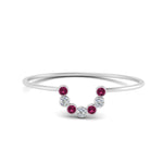 Load image into Gallery viewer, small-arc-stacking-diamond-ring-with-pink-sapphire-in-white-gold-FD9430GSADRPI-NL-WG.jpg
