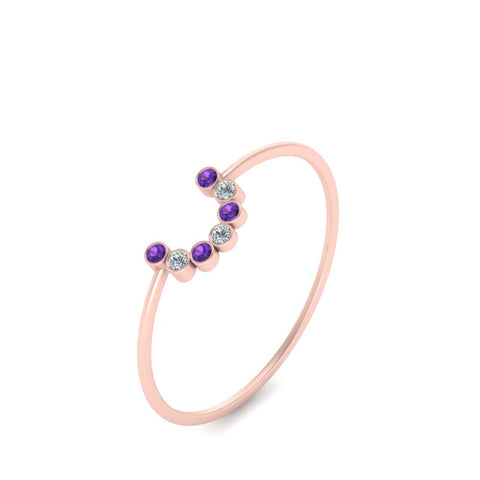 small-arc-stacking-diamond-ring-with-purple-in-rose-gold-FD9430GVITO-NL-RG.jpg