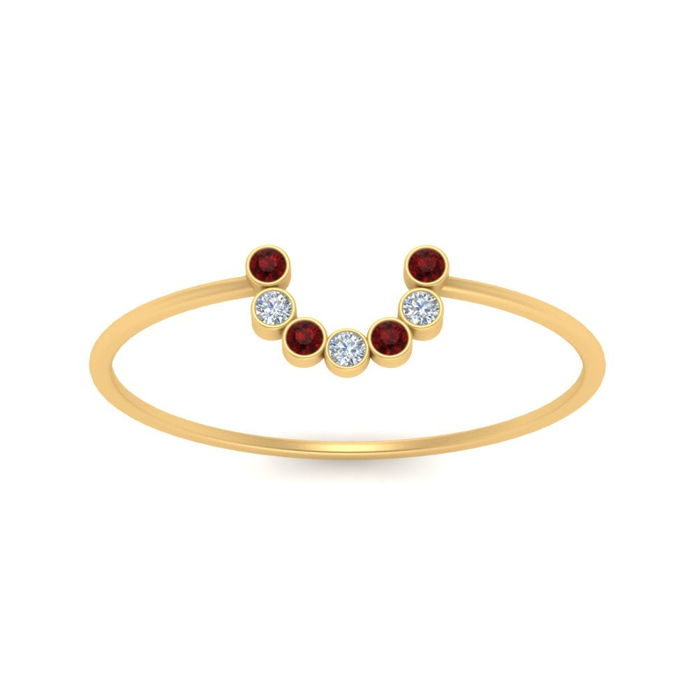 small-arc-stacking-diamond-ring-with-ruby-in-yellow-gold-FD9430GRUDR-NL-YG.jpg