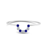 Load image into Gallery viewer, small-arc-stacking-diamond-ring-with-sapphire-in-white-gold-FD9430GSABL-NL-WG.jpg
