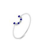Load image into Gallery viewer, small-arc-stacking-diamond-ring-with-sapphire-in-white-gold-FD9430GSABL-NL-WG.jpg
