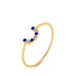 Load image into Gallery viewer, small-arc-stacking-diamond-ring-with-sapphire-in-yellow-gold-FD9430GSABL-NL-YG.jpg
