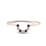 Load image into Gallery viewer, small-arc-stacking-ring-in-rose-gold-with-black-diamond-in-rose-gold-FD9430GBLACK-NL-RG.jpg
