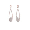 Load image into Gallery viewer, small-hoop-with-paisley-drop-earring-in-rose-gold-FDEAR10194-NL-RG