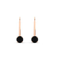 Thumbnail 76 - small-round-black-diamond-studs-lever-back-earring-in-rose-gold-FD-EAR9225ROGBLACK-0.50CT-NL-RG