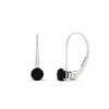 Load image into Gallery viewer, small-round-black-diamond-studs-lever-back-earring-in-white-gold-FD-EAR9225ROGBLACK-0.50CT-NL-WG