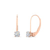 Load image into Gallery viewer, small-round-diamond-studs-lever-back-earring-in-rose-gold-FD-EAR9225RO-0.50CT-NL-RG