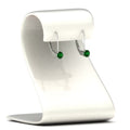 Thumbnail 92 - small-round-emerald-studs-lever-back-earring-in-white-gold-FD-EAR9225ROGEMGR-0.50CT-NL-WG