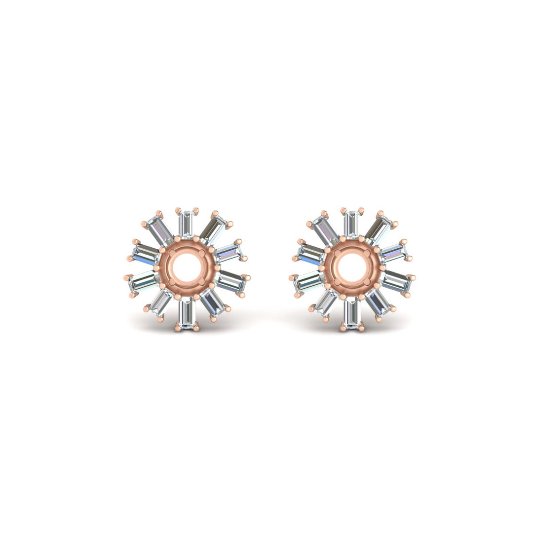 snowflake-shape-baguette-ear-jackets-for-1-carat-stud-in-rose-gold-fdear11508angle2-1.00ct-nl-rg