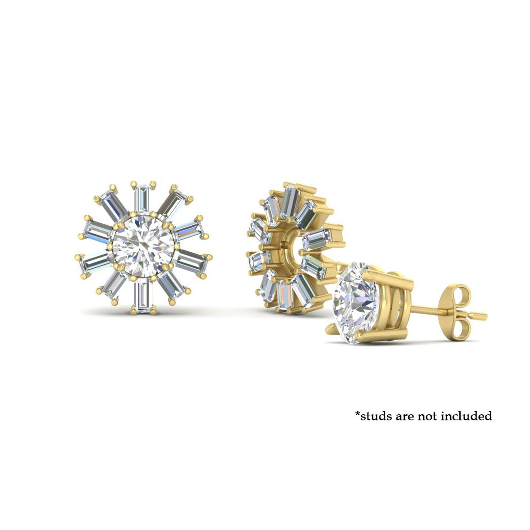 snowflake-shape-baguette-ear-jackets-for-1-carat-stud-in-yellow-gold-fdear11508angle3-1.00ct-nl-yg