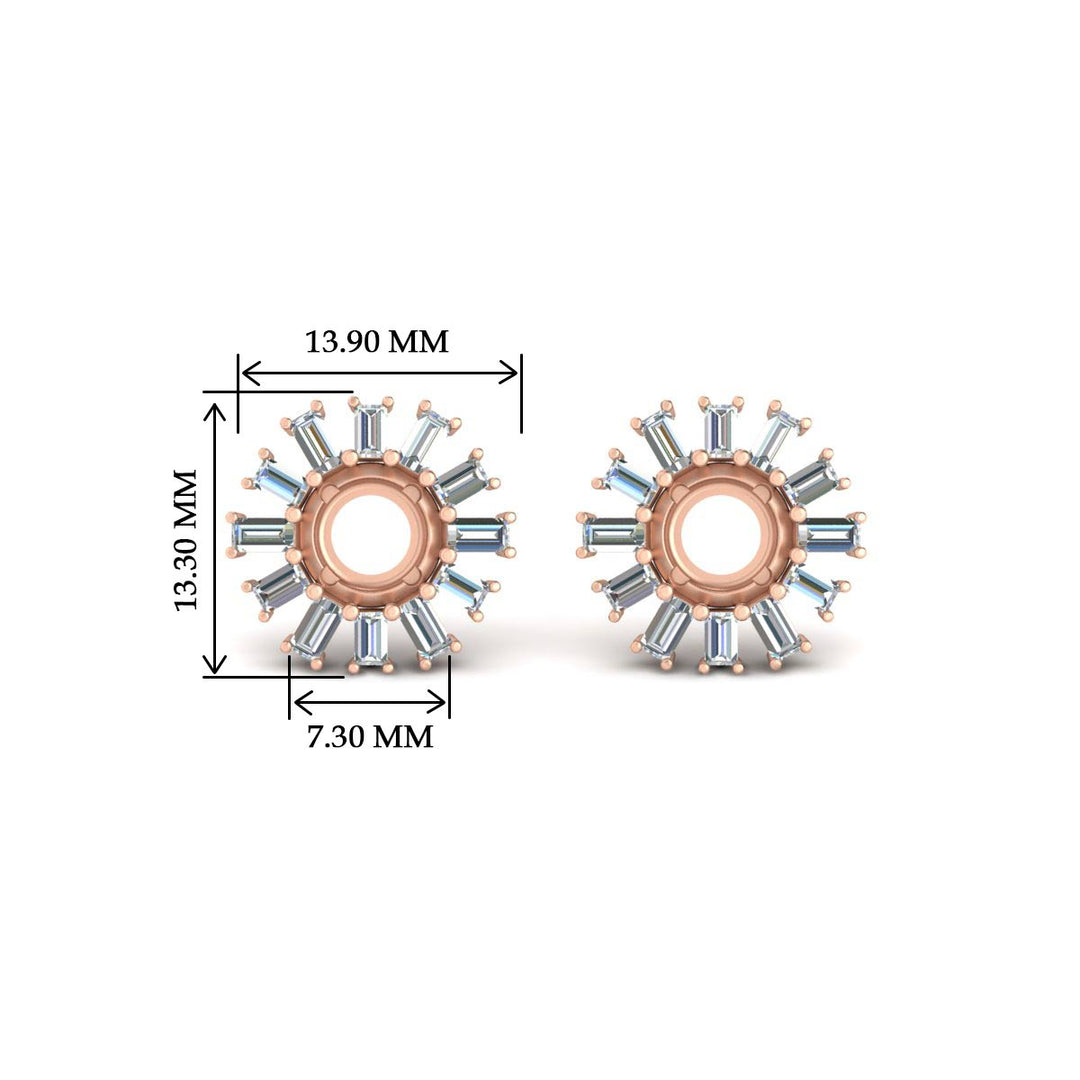 snowflake-shape-baguette-ear-jackets-for-3-carat-stud-in-rose-gold-fdear11508angle2-3.00ct-nl-rg-hw