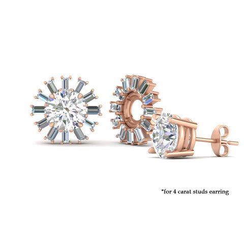 snowflake-shape-baguette-ear-jackets-for-4-carat-stud-in-rose-gold-fdear11508angle3-4.00ct-nl-rg-lg1
