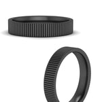 Load image into Gallery viewer, solid-gold-vertical-ribbed-band-ring-in-black-gold-fdm11694bangle3-nl-bg.jpg?v=1776933513