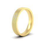 Load image into Gallery viewer, solid-gold-vertical-ribbed-band-ring-in-yellow-gold-fdm11694bangle2-nl-yg.jpg?v=1776933513