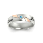 Load image into Gallery viewer, solitaire-2-tone-engraved-ice-blue-topaz-promise-ring-in-white-gold-fdm9354gicbltoangle5-nl-wg