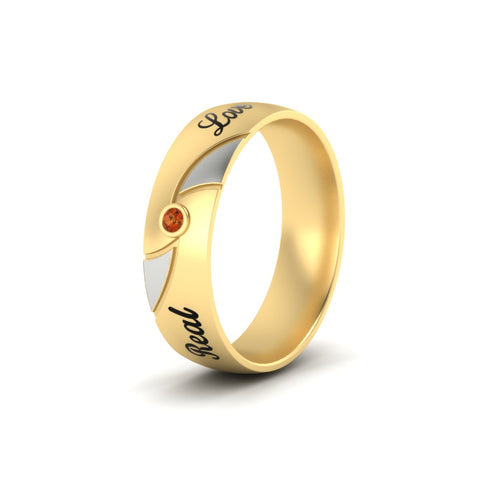 solitaire-2-tone-engraved-orange-sapphire-promise-ring-in-yellow-gold-fdm9354gsaorangle2-nl-yg