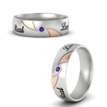 Load image into Gallery viewer, solitaire-2-tone-engraved-purple-amethyst-promise-ring-in-white-gold-fdm9354gvitoangle3-nl-wg