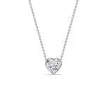 Load image into Gallery viewer, Solitaire Bezel Heart Shape Pendant
