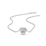 Load image into Gallery viewer, Solitaire Bezel Heart Shape Pendant
