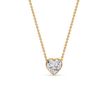 Load image into Gallery viewer, Solitaire Bezel Heart Shape Pendant
