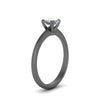 Load image into Gallery viewer, Asscher Cut Solitaire Knife Edge Engagement Ring