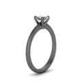 Thumbnail 16 - Asscher Cut Solitaire Knife Edge Engagement Ring