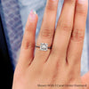 Load image into Gallery viewer, Asscher Cut Solitaire Knife Edge Engagement Ring
