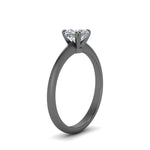 Load image into Gallery viewer, Cushion Cut Solitaire Knife Edge Engagement Ring
