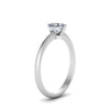 Load image into Gallery viewer, Heart Shaped Solitaire Knife Edge Engagement Ring