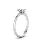Load image into Gallery viewer, Marquise Cut Solitaire Knife Edge Engagement Ring
