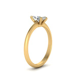 Load image into Gallery viewer, Marquise Cut Solitaire Knife Edge Engagement Ring
