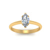 Load image into Gallery viewer, Marquise Cut Solitaire Knife Edge Engagement Ring