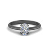 Load image into Gallery viewer, Solitaire Knife Edge Engagement Ring