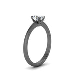 Load image into Gallery viewer, Solitaire Knife Edge Engagement Ring
