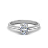 Load image into Gallery viewer, Solitaire Knife Edge Engagement Ring