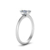 Load image into Gallery viewer, Radiant Cut Solitaire Knife Edge Engagement Ring