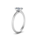 Thumbnail 12 - Radiant Cut Solitaire Knife Edge Engagement Ring