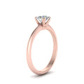 Thumbnail 8 - Round Cut Solitaire Knife Edge Engagement Ring