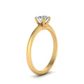 Thumbnail 12 - Round Cut Solitaire Knife Edge Engagement Ring